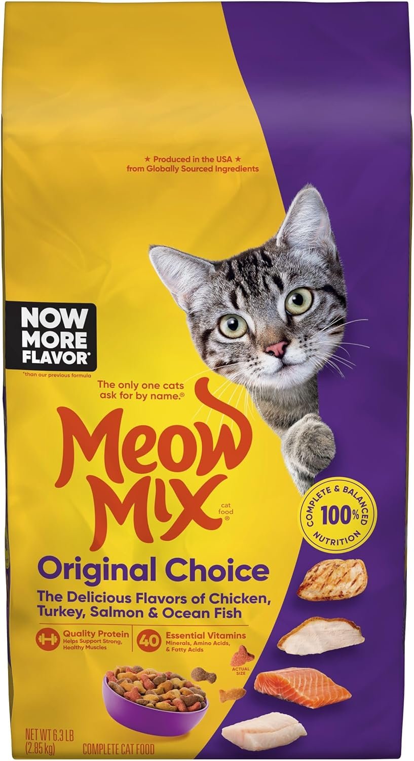 Delicious Meow Mix Original Choice Dry Cat Food