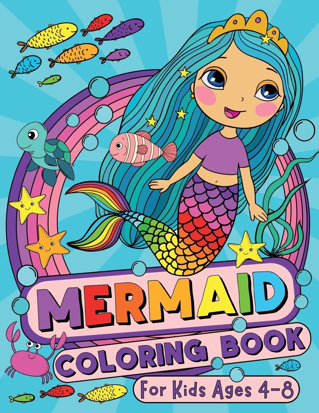 Enchanting Mermaid Coloring Book for Kids