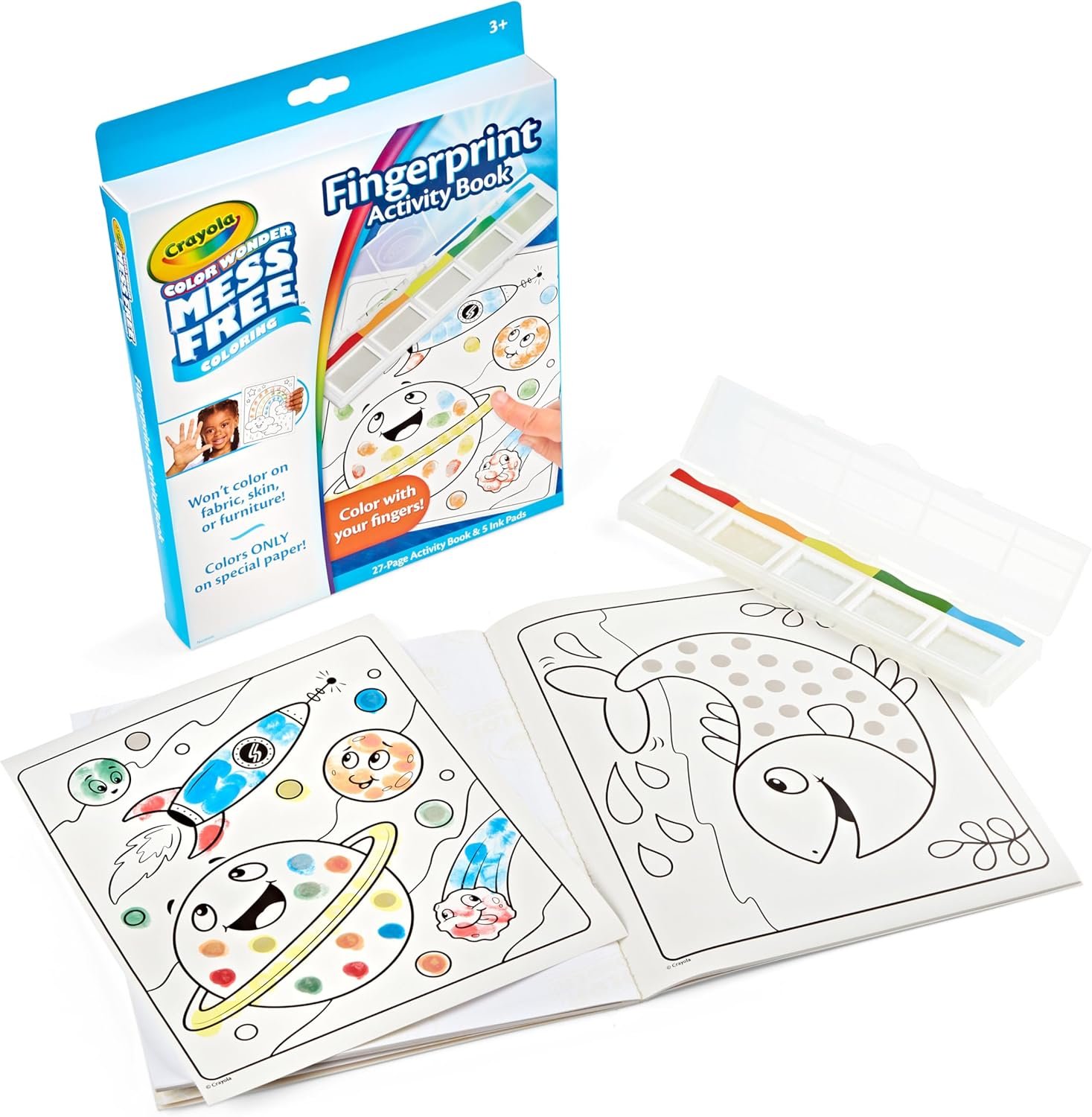 Mess-Free Fingerprint Painting Kit for Kids
