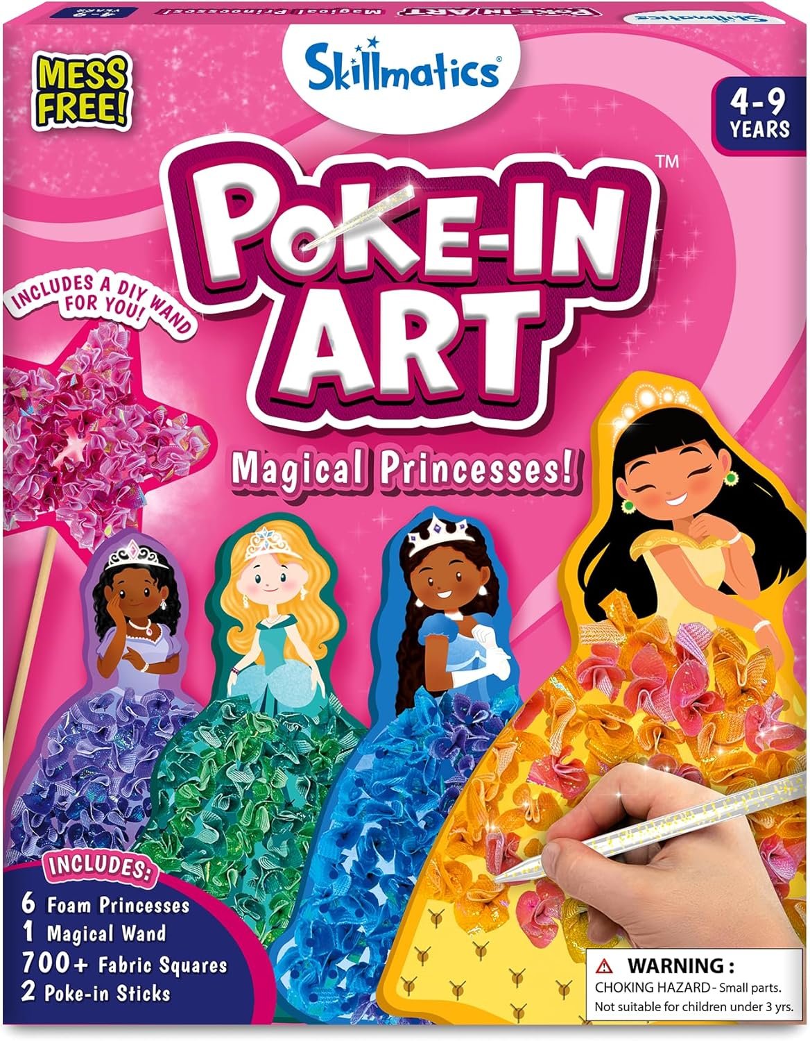 Mess-Free Magical Princess Poke Art for Kids