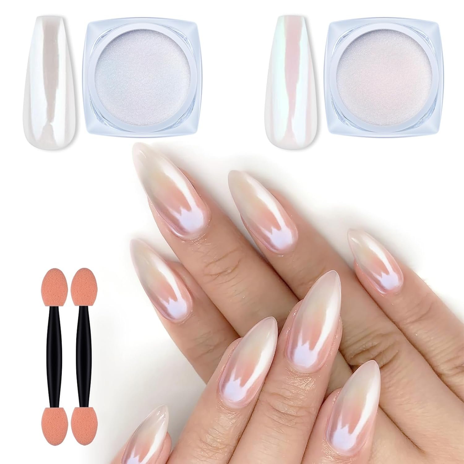 Metallic Mirror Nail Powder Kit for Stunning Nails