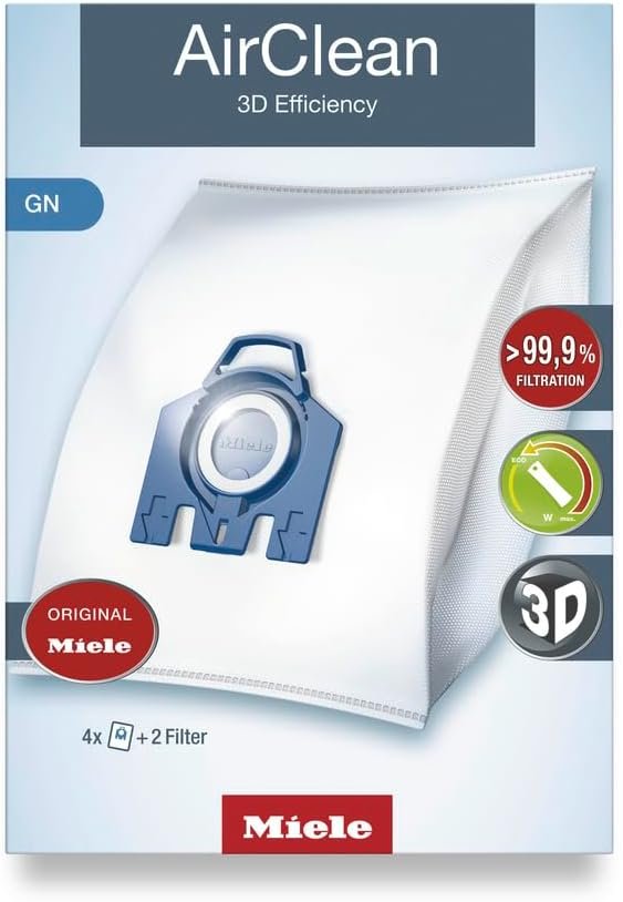 Miele AirClean 3D Dust Bags & Filters - 99.9% Filtration
