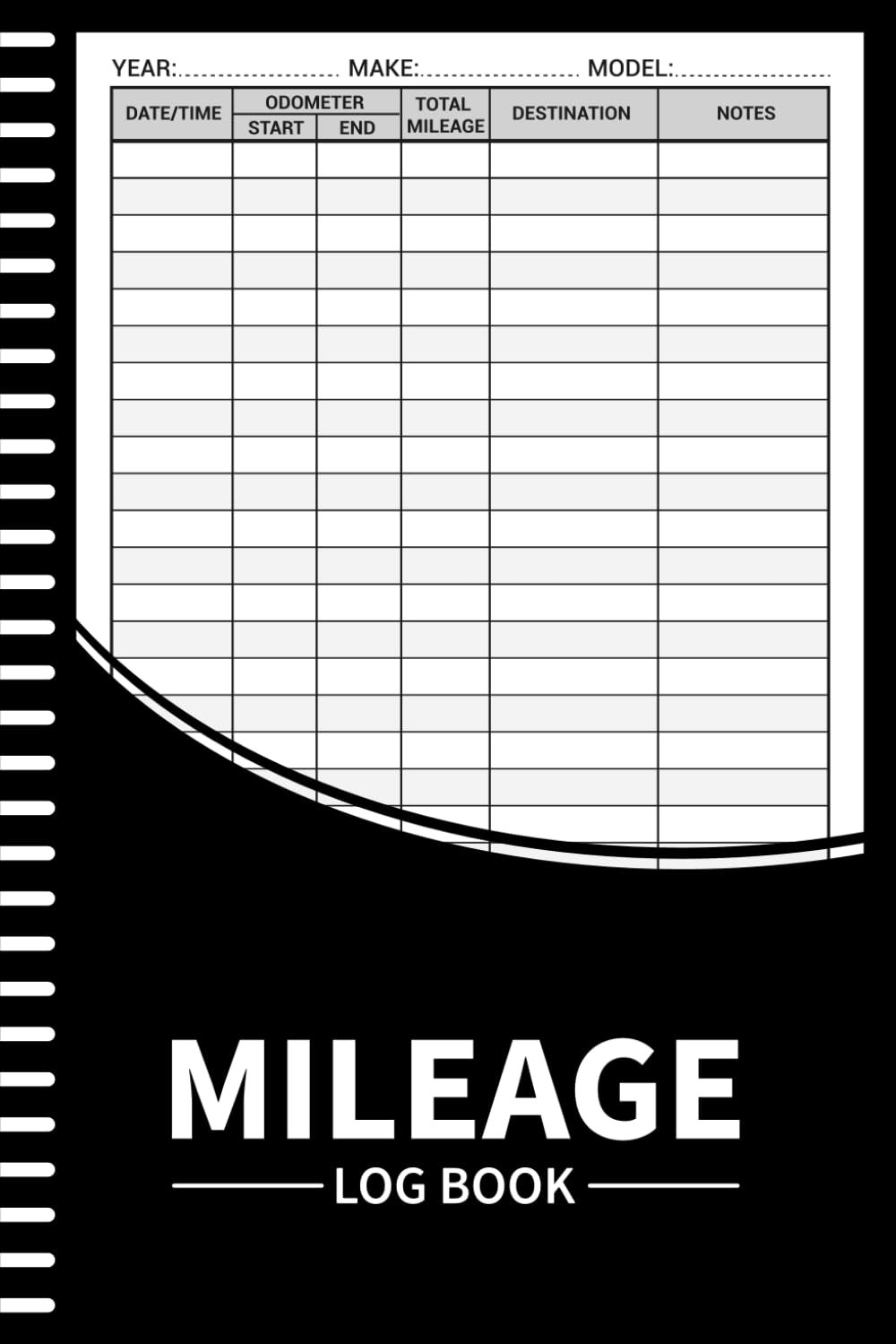 Mileage Log Book for Easy Tracking