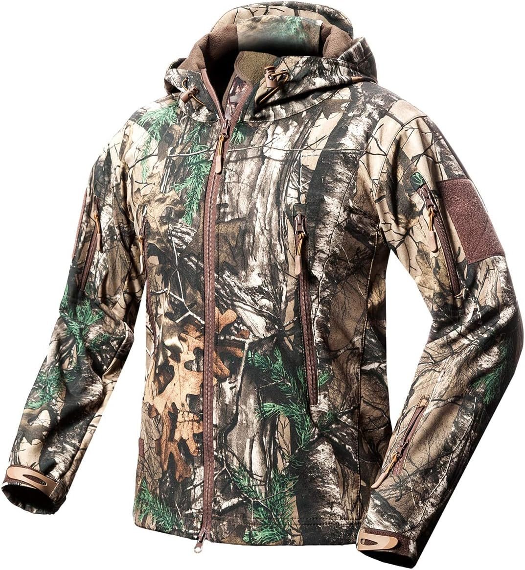 Military Tactical Jacket: Weatherproof Camouflage Outdoor Coat for Men