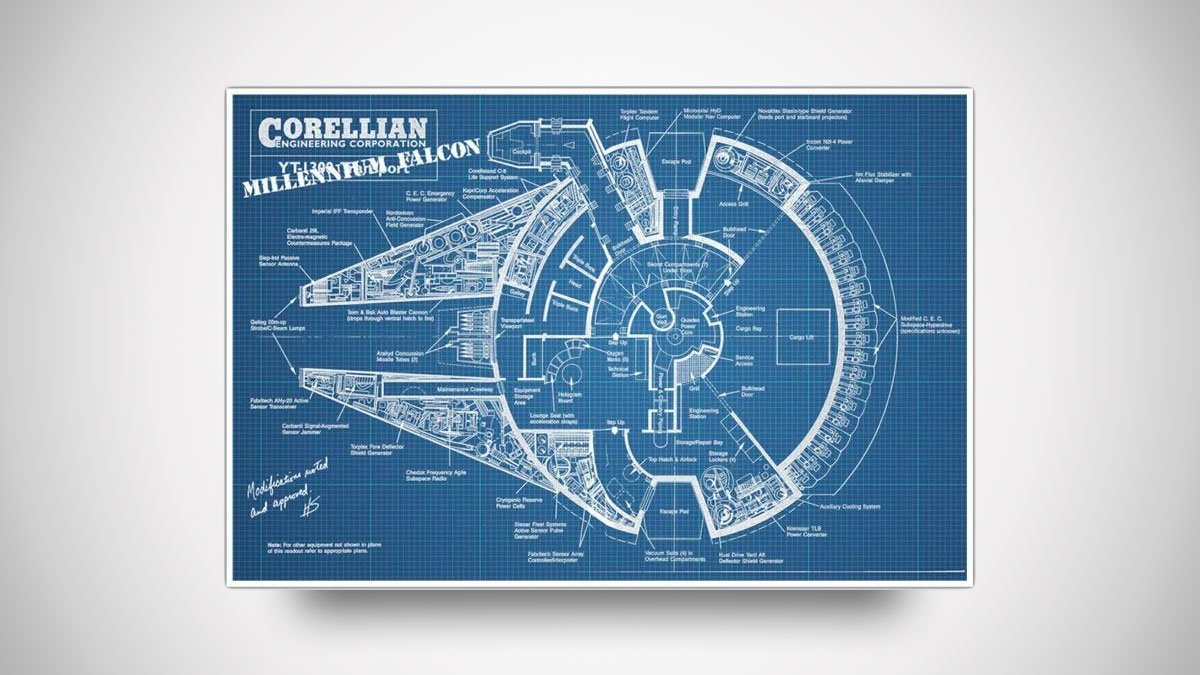 Millennium Falcon Blueprint