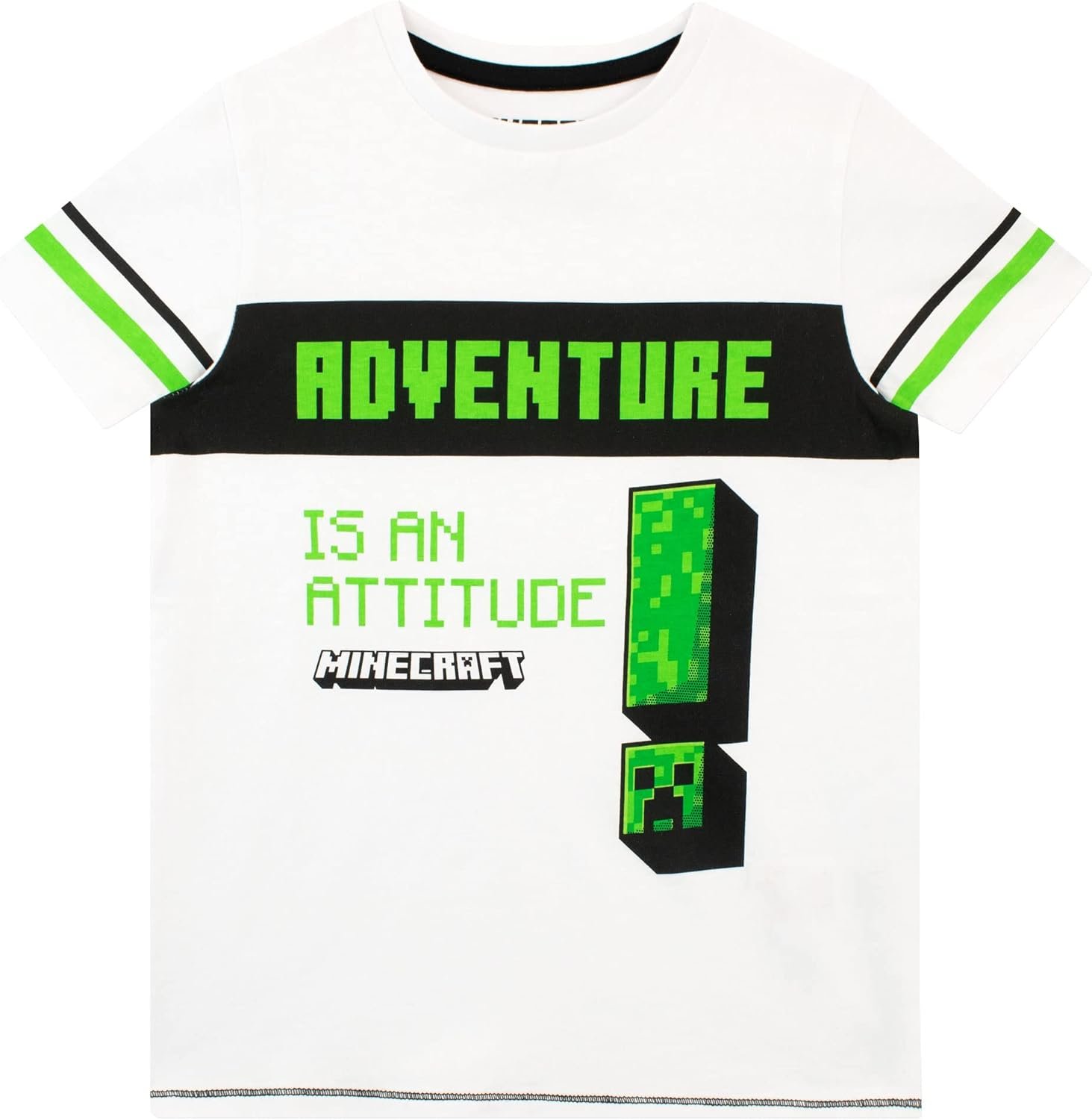 Adventure Awaits: Minecraft Creeper Tee for Young Gamers