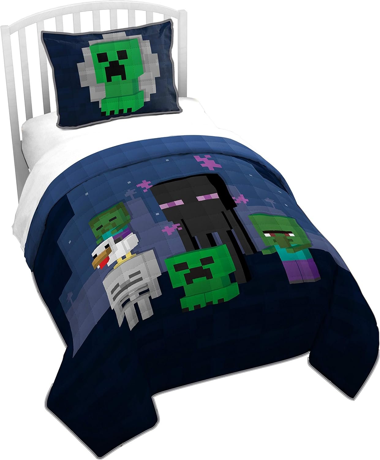 Minecraft Comfort Twin Bedding Set - Super Soft Microfiber