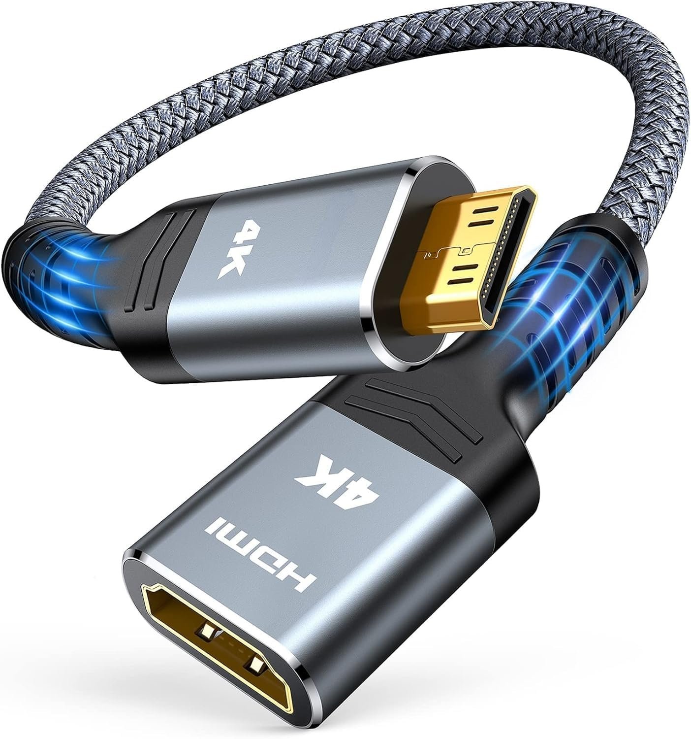 Connect Any Device: Mini HDMI to HDMI 4K Adapter
