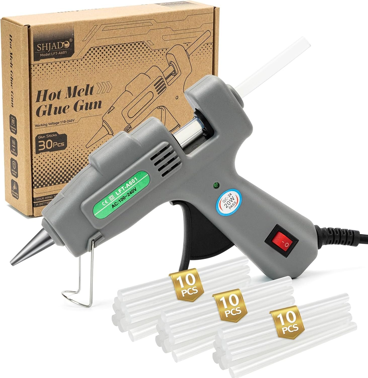 Mini Hot Glue Gun Kit - Perfect for Crafts and Repairs