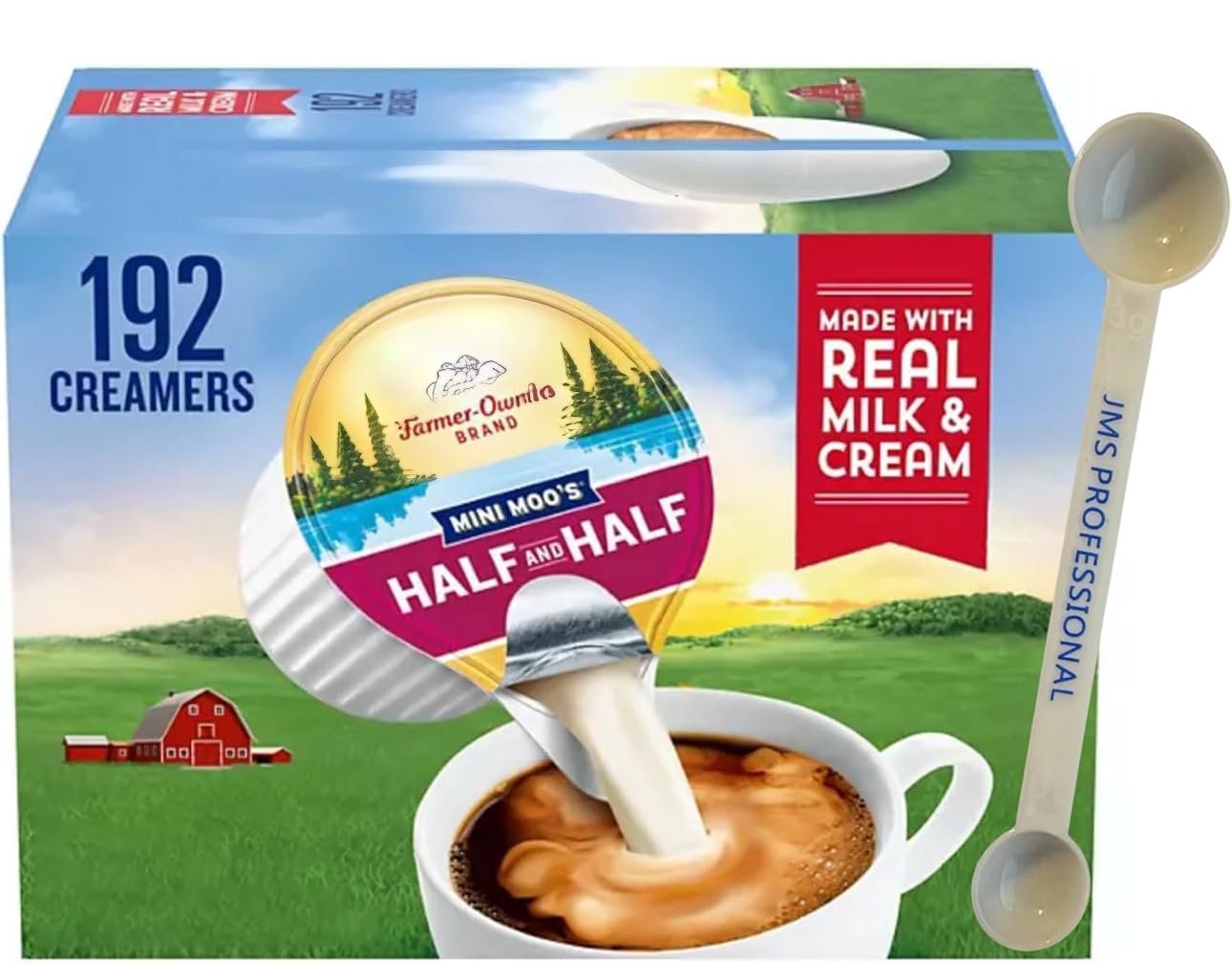 Never Run Out of Creamer: 192 Mini Moo's Half & Half Singles