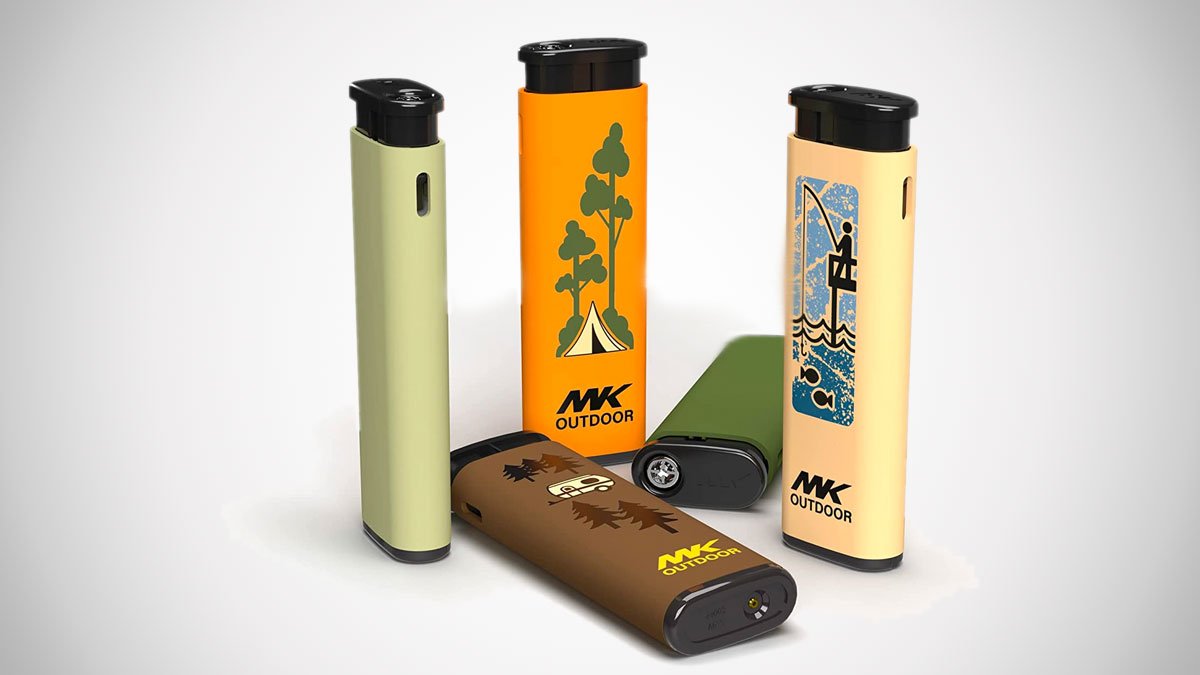 MK Lighter Outdoor Series Windproof Jet Flame Lighters