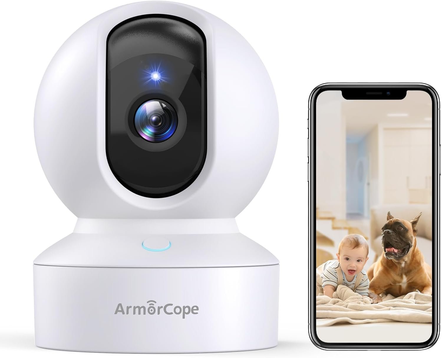 Monitor Your Pets Remotely with 2K HD Smart Camera