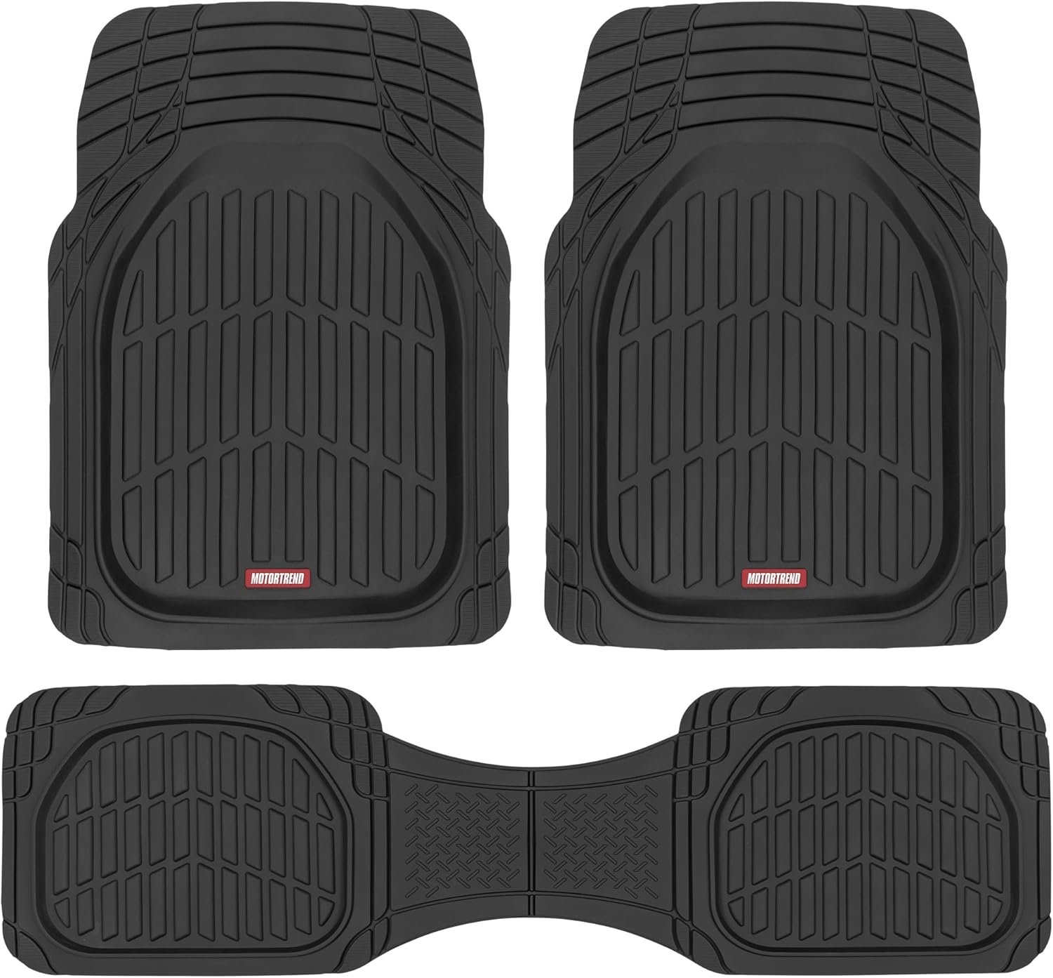 Motor Trend FlexTough Floor Mats - Weatherproof Protection