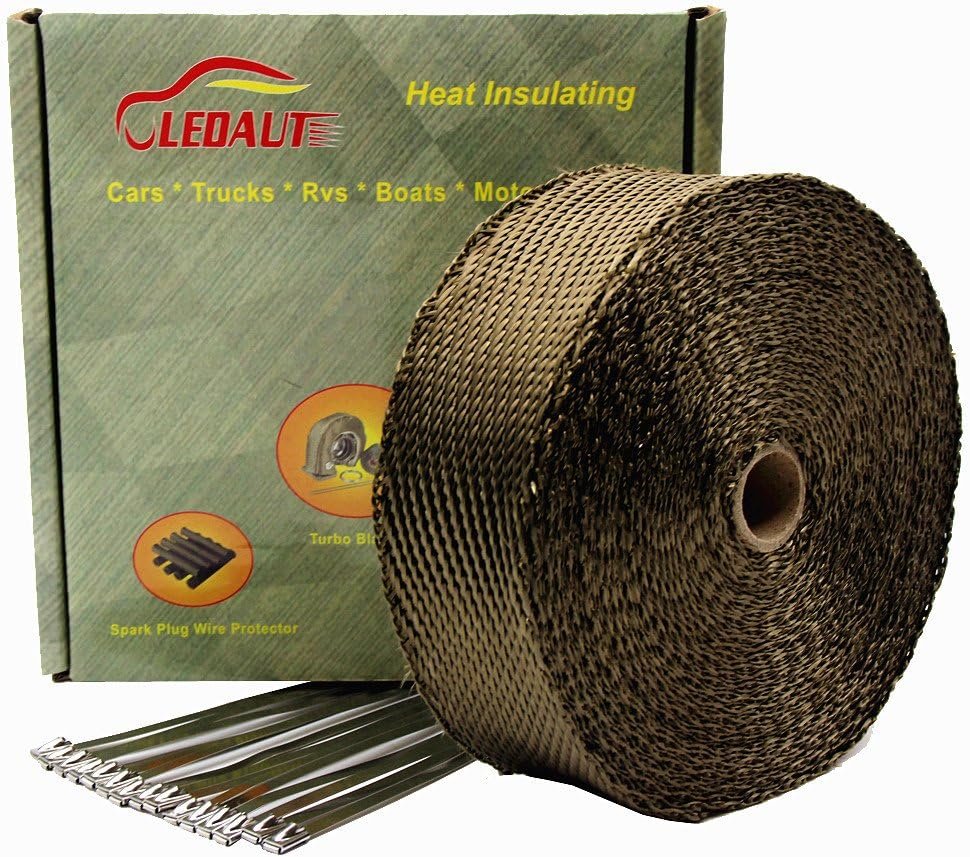 Protect Your Exhaust with Titanium Heat Shield Wrap (2