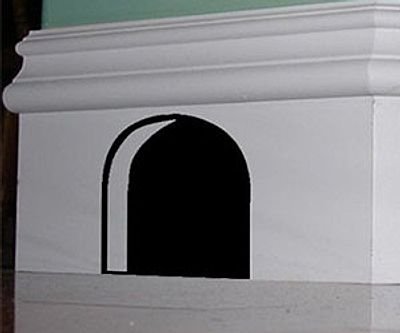 Mouse Hole Decal