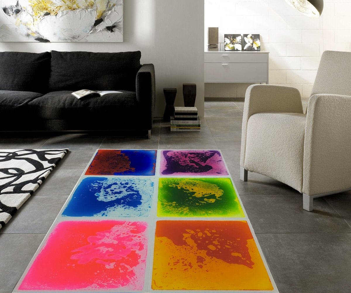 Moving Liquid Floor Tiles