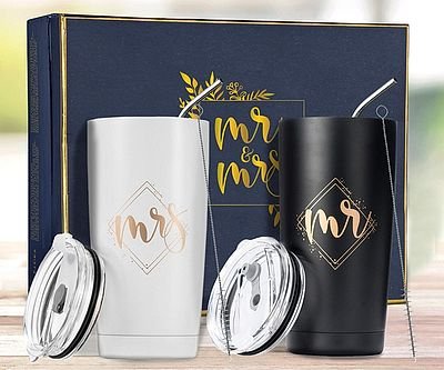 Mr. and Mrs. Matching Tumbler Set