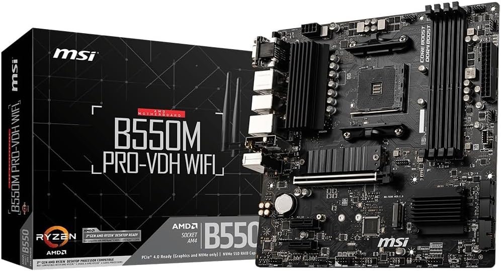 Power Up Your Build: MSI B550M Pro Motherboard with WiFi