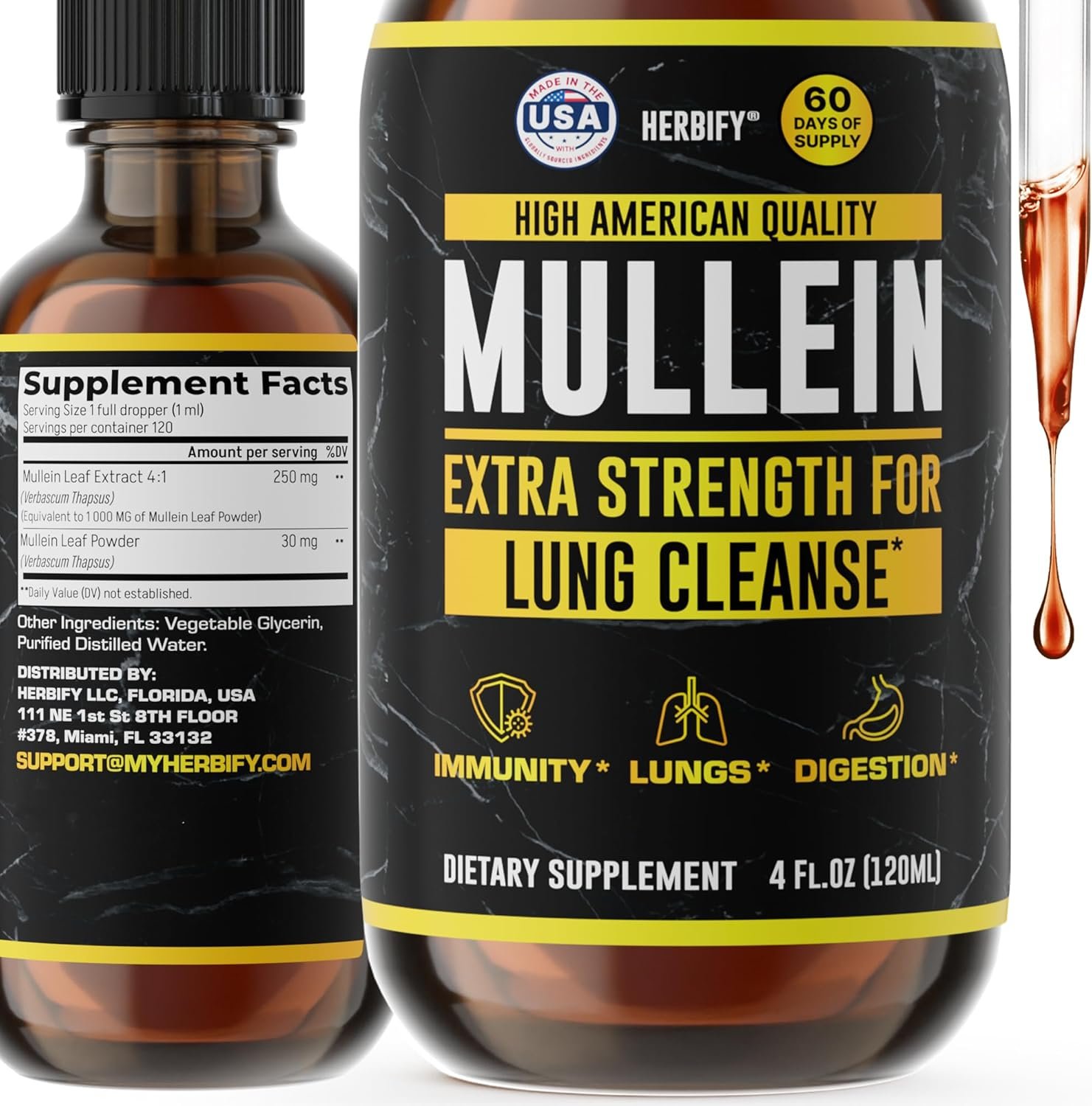 Breathe Easy: Mullein Drops for Lung Health