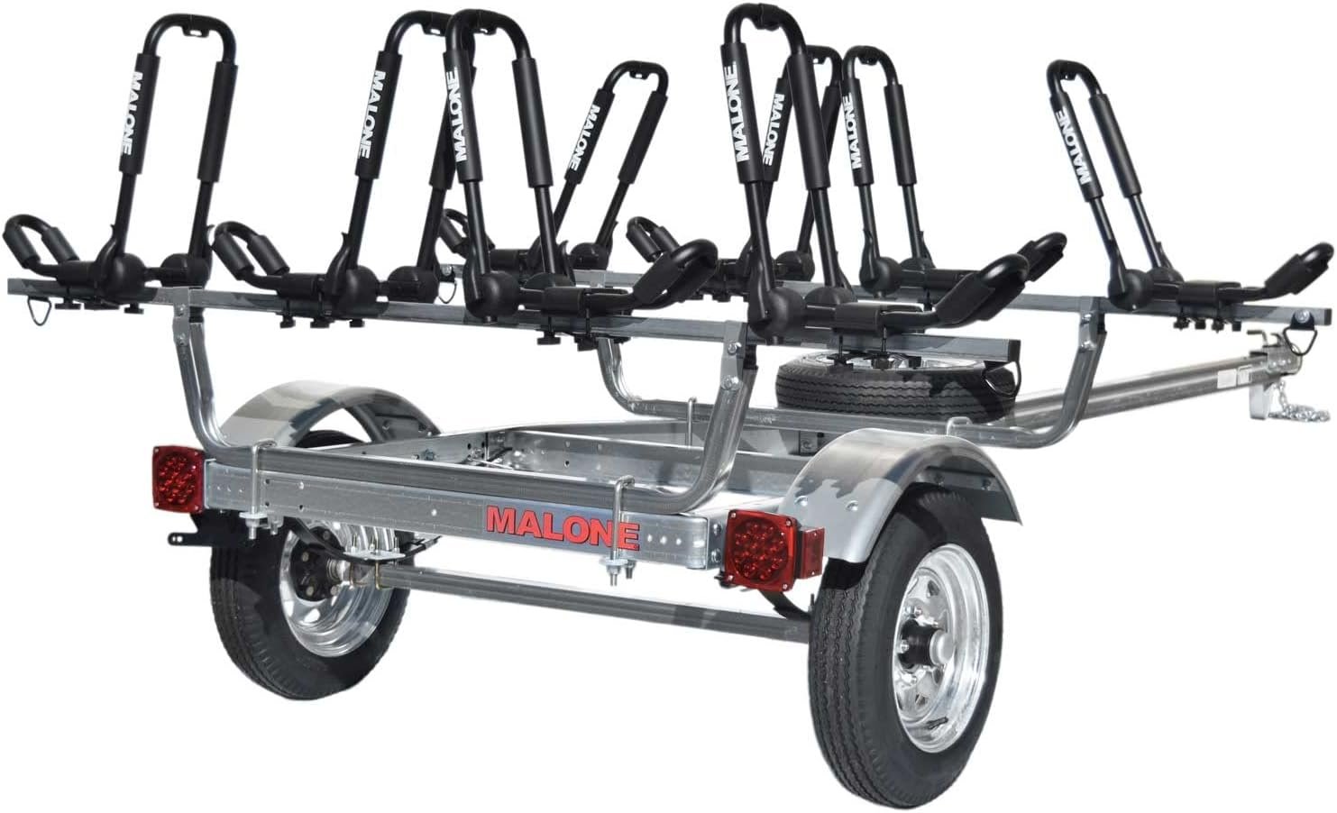 Multi-Kayak Trailer Hauls 4 Boats with Ease