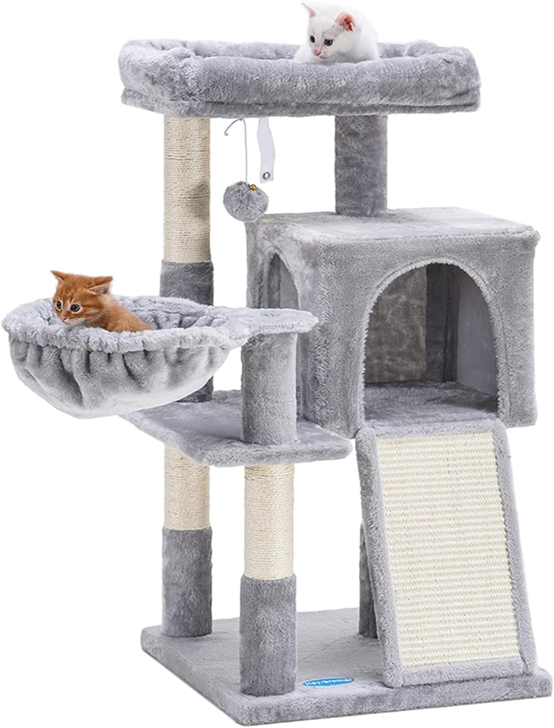 Multi-Level Cat Tower: Safe Climbing & Cozy Resting Paradise
