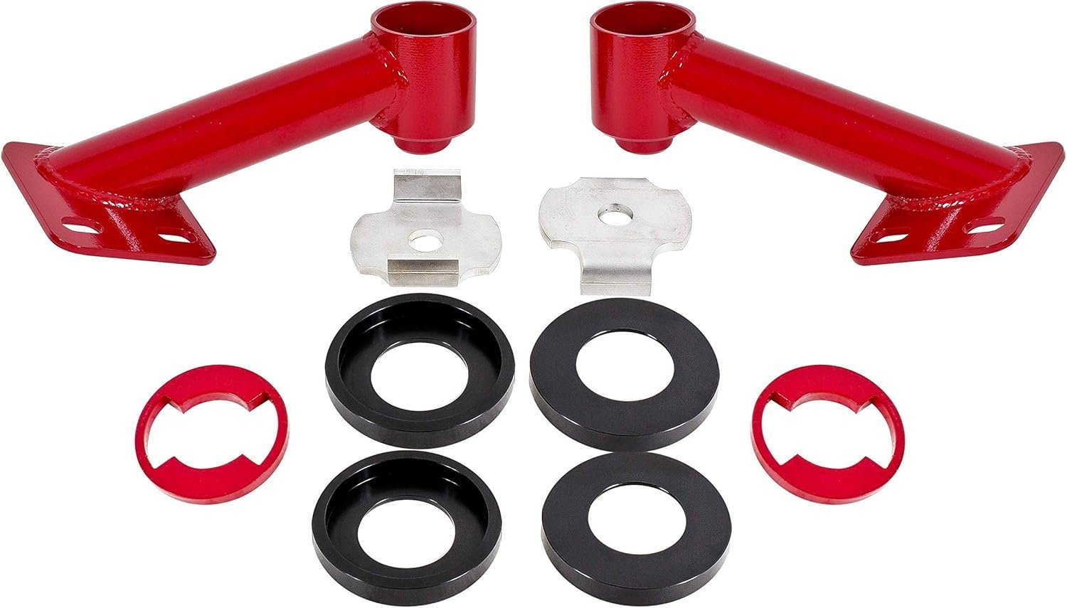 Mustang Suspension Upgrade: Red Cradle Bushing Lockout Kit
