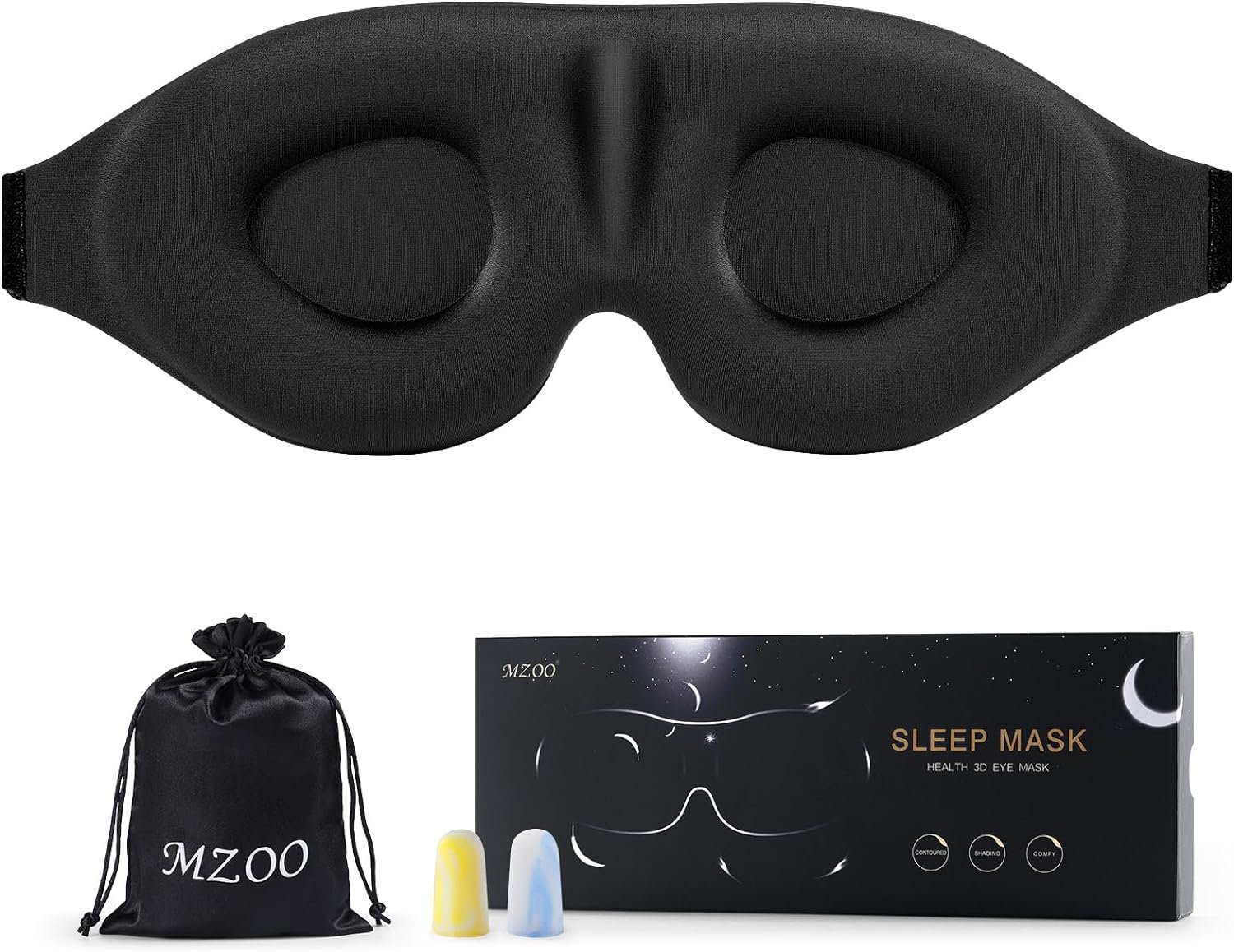 Side Sleeper's Dream: Zero Pressure Luxury Eye Mask