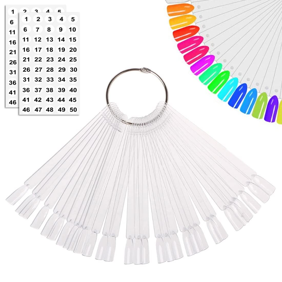 Nail Swatch Sticks Set: Practice & Display Your Nail Art