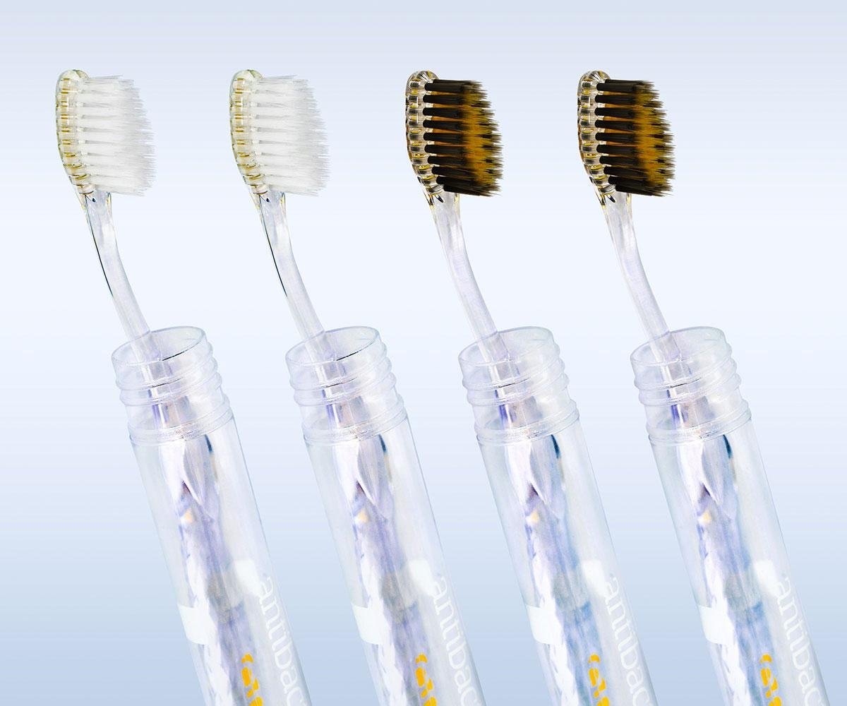 Nano-b Silver, Gold & Charcoal Toothbrushes