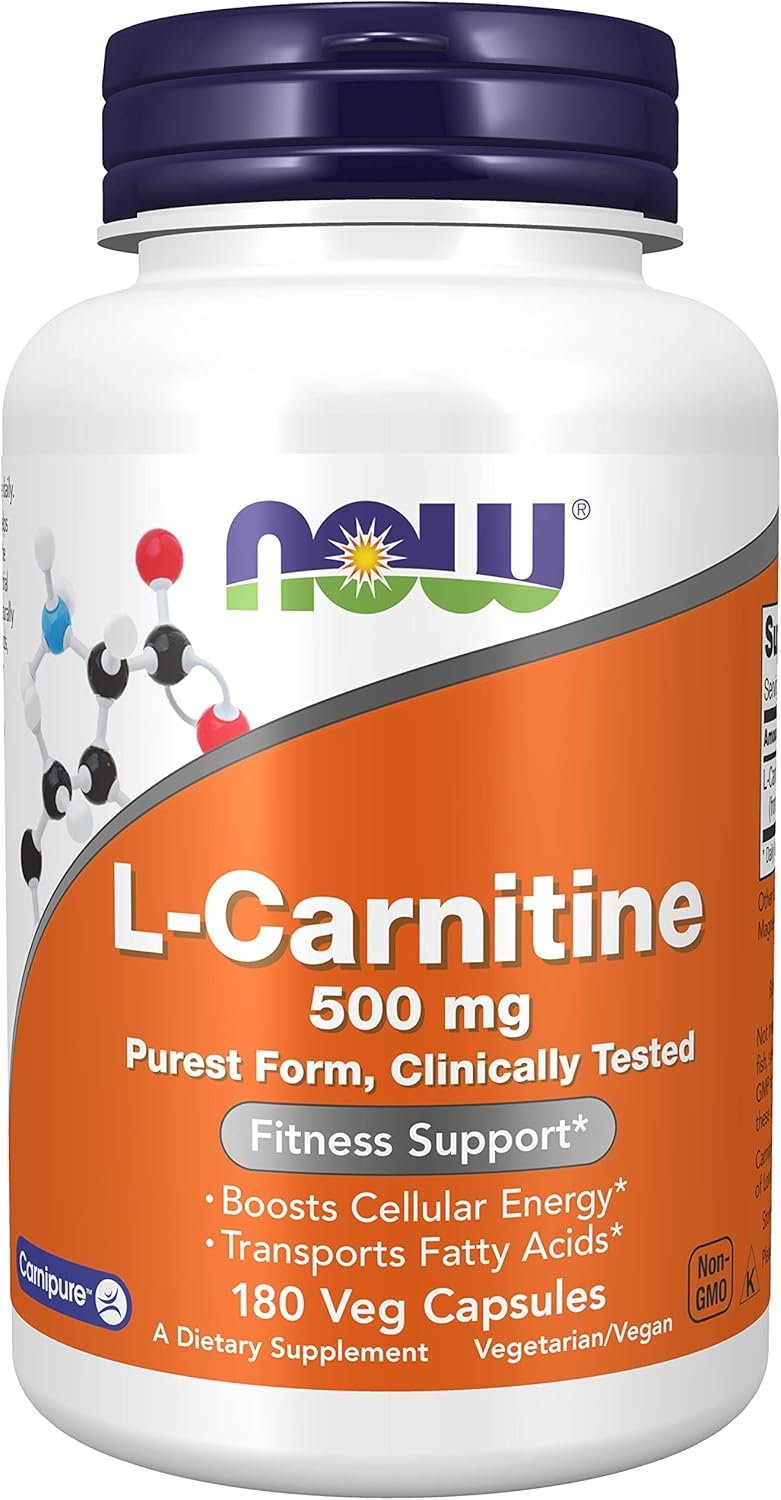 Natural Energy & Metabolism Support - L-Carnitine 500mg