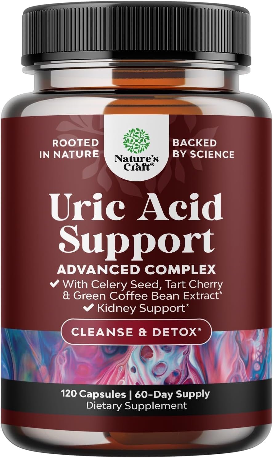 Natural Uric Acid Relief with Green Coffee & Turmeric