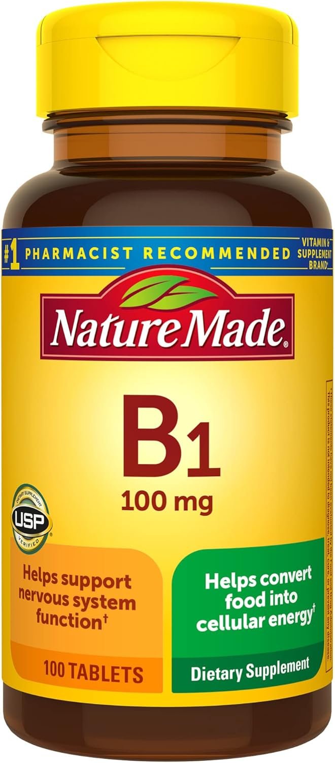 Nature Made Vitamin B1: Energy Metabolism Support