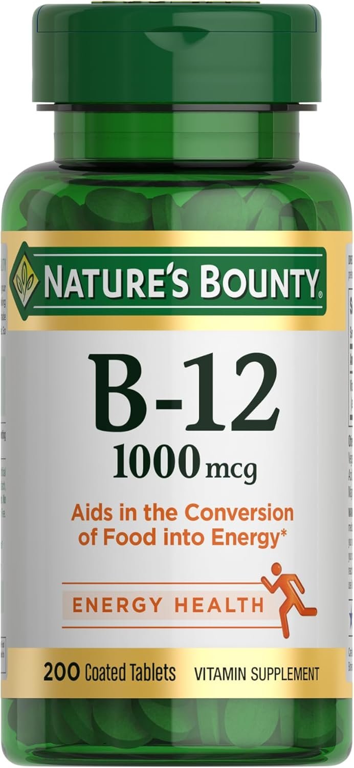Nature's Bounty B12: Energy & Health Support