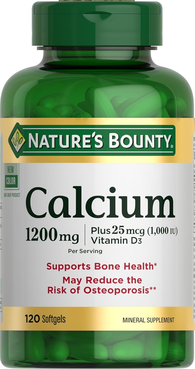 Nature's Bounty Calcium & Vitamin D3 Softgels
