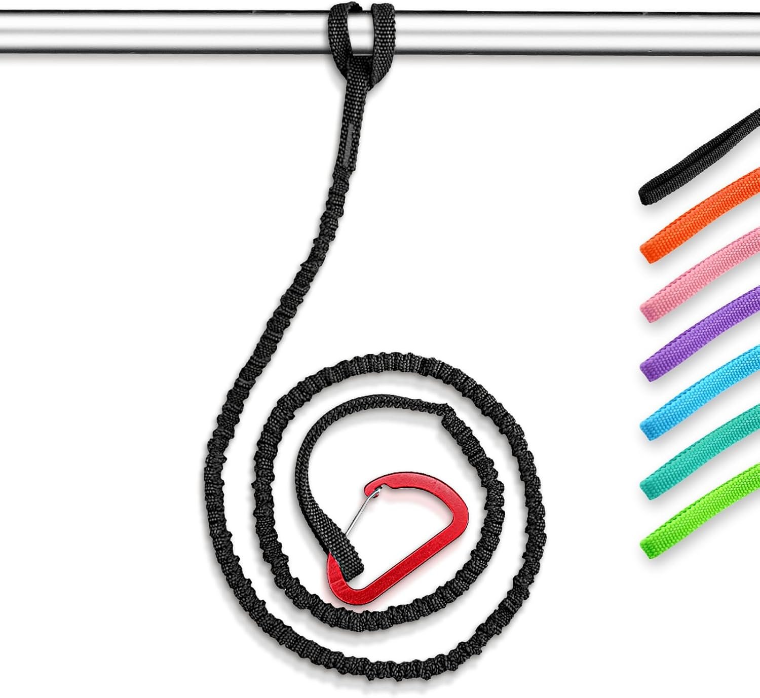 Never Lose Your Paddle: Stretchy Kayak Leash 4-7 Ft