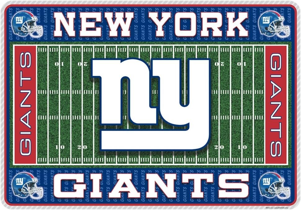 Giants Pride Table Protectors: NFL Placemats 4-Pack