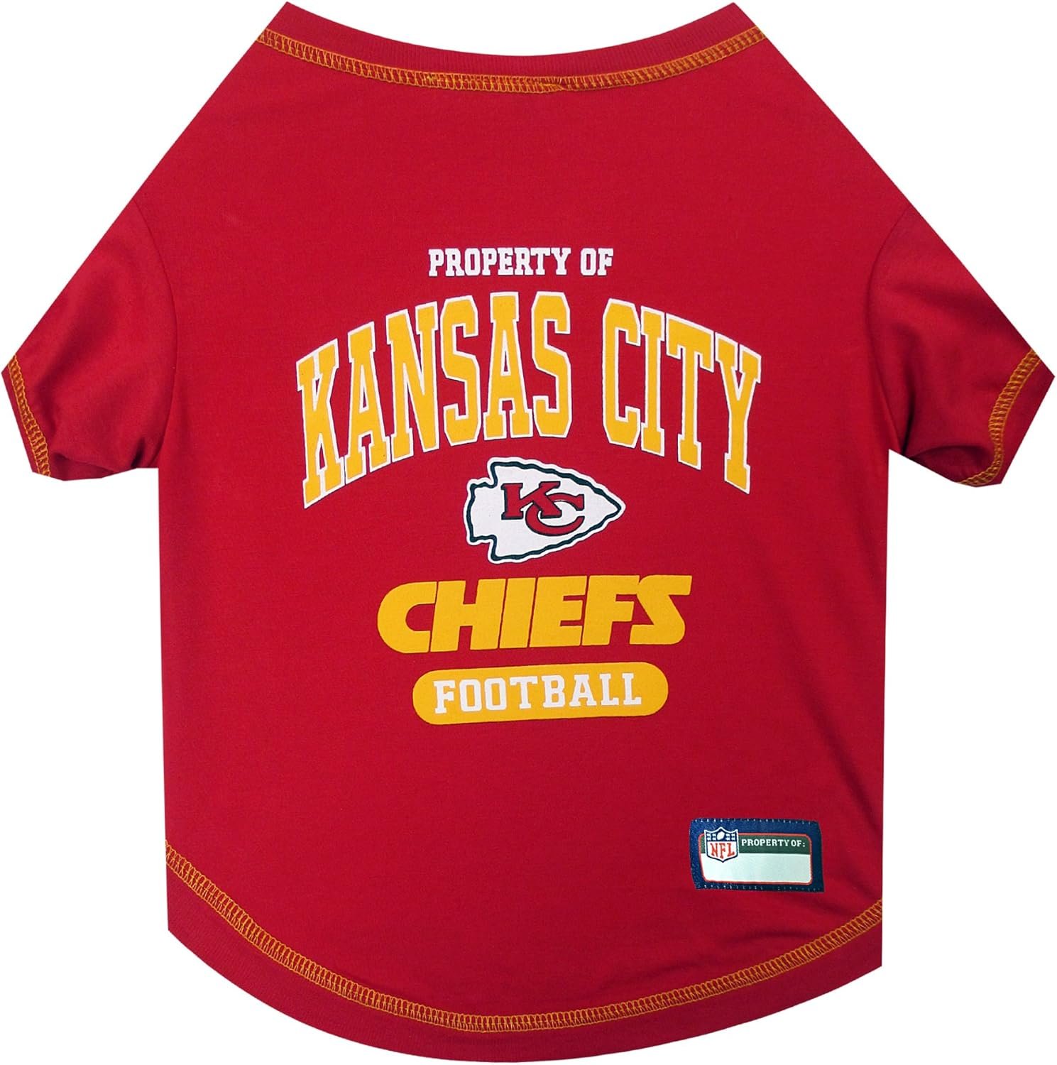 NFL Kansas City Chiefs Dog T-shirt for Your Furry Fan