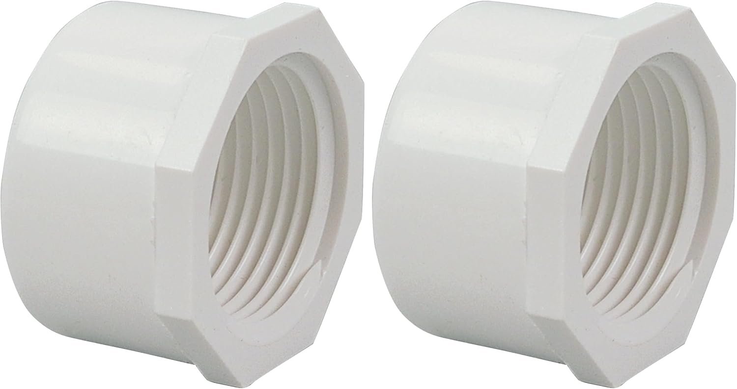NIBCO PVC Schedule 40 Cap Fitting - Pack of 2