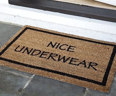 Nice Underwear Doormat