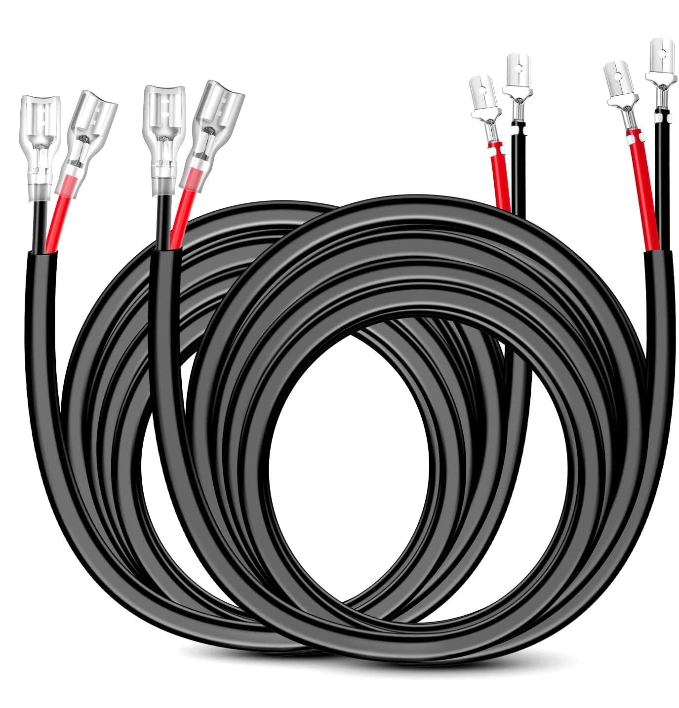 Nilight 16 AWG Wiring Harness Extension Kit for LED Lights