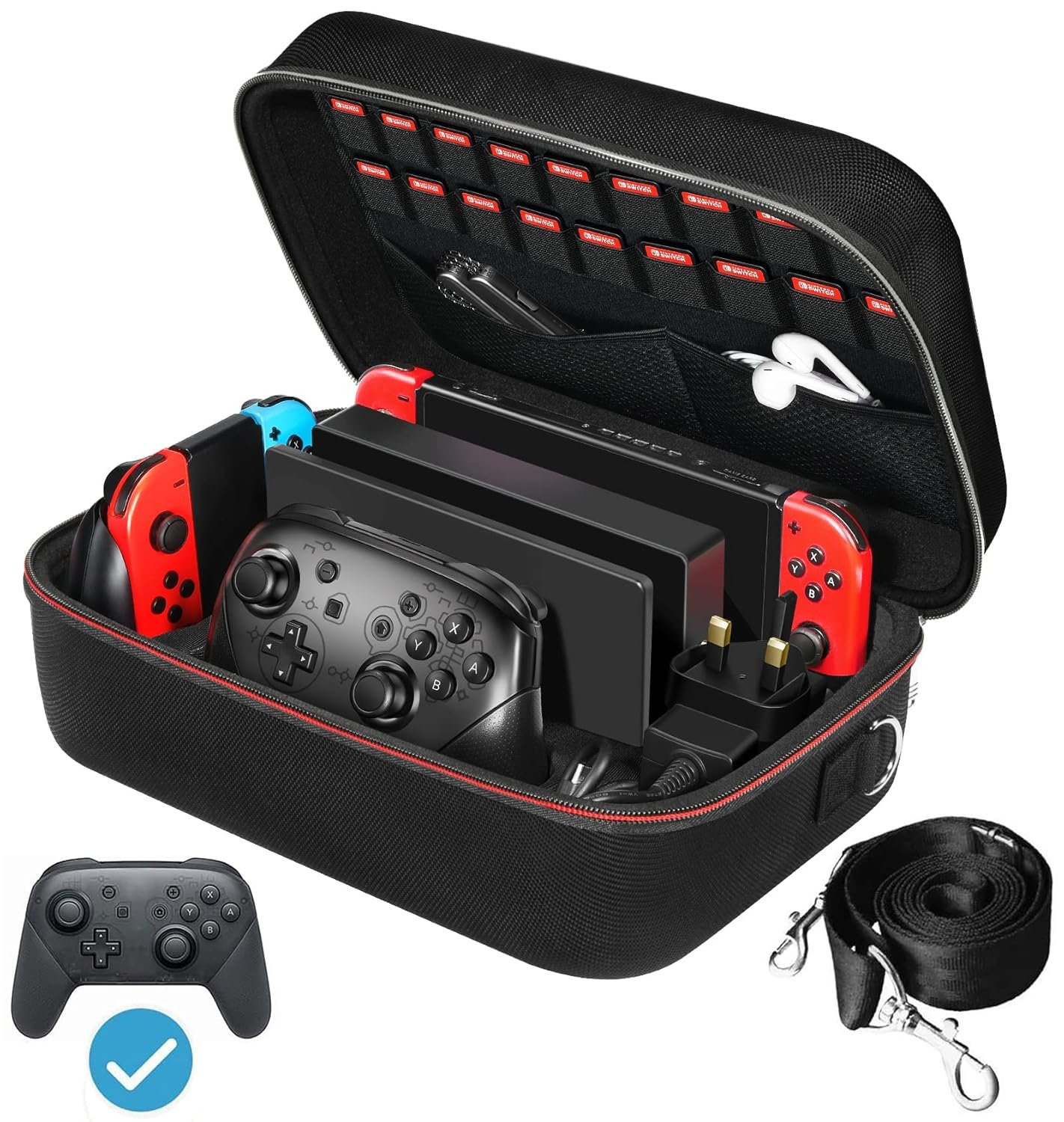 Protective Nintendo Switch Travel Case with Premium Storage