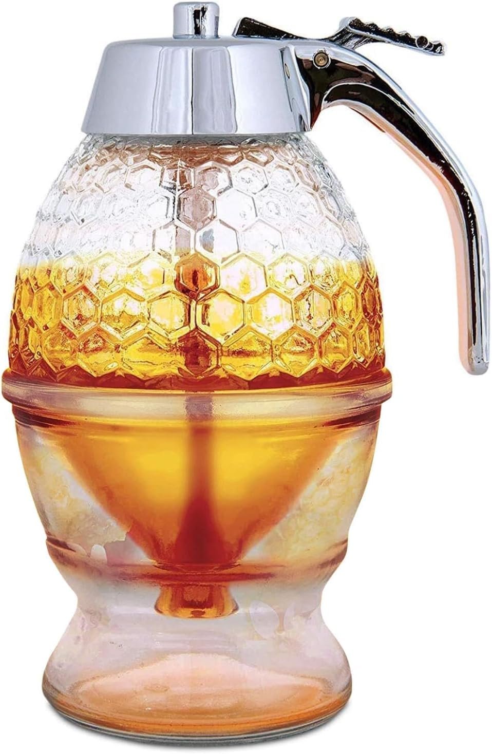 No-Drip Honeycomb Honey Dispenser