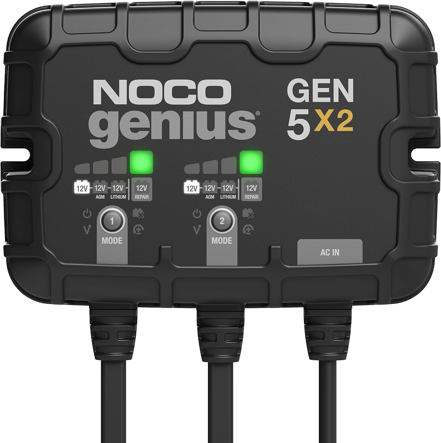 NOCO GEN5X2: Dual-Bank Marine Battery Charger