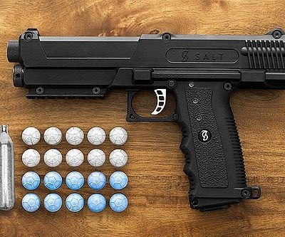 Non-Lethal Salt Self Defense Gun