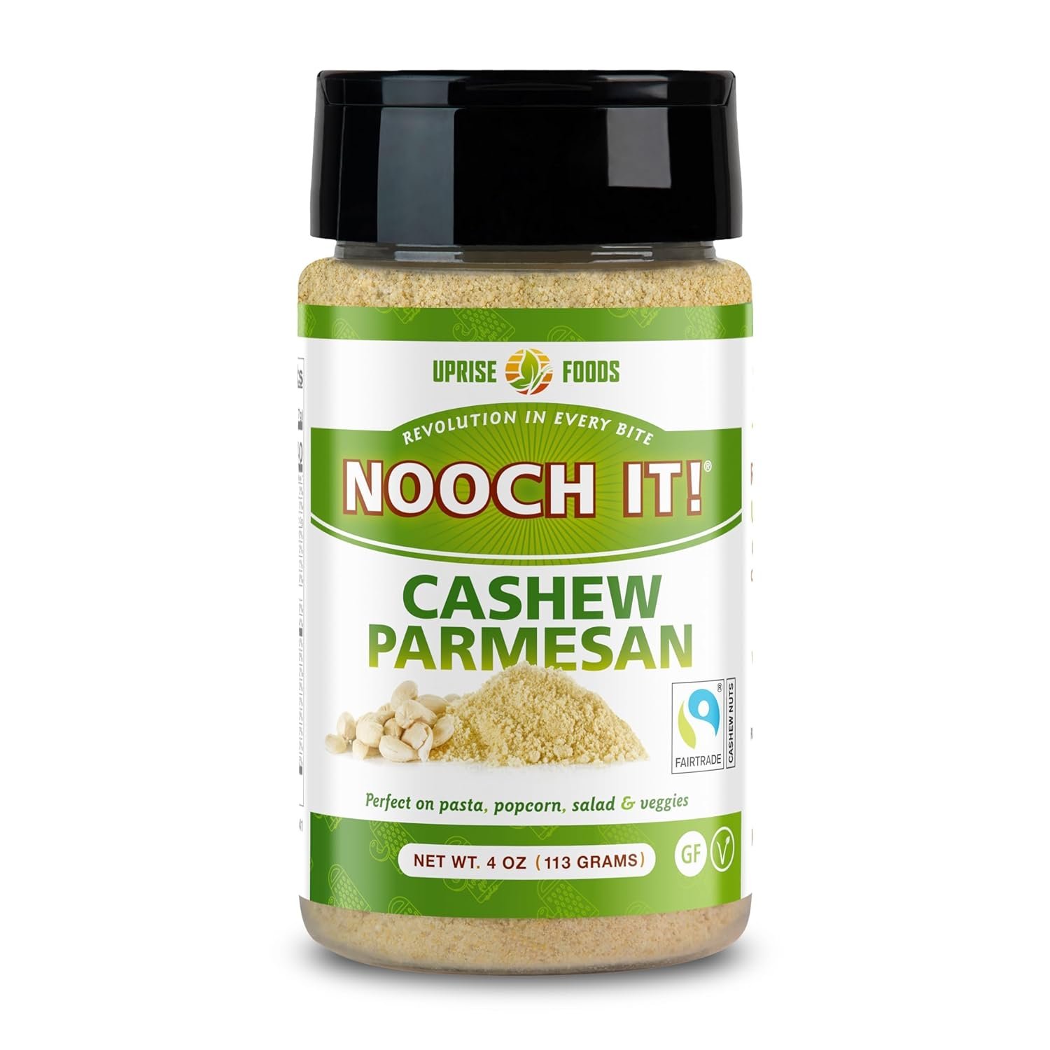 Elevate Meals with NOOCH IT Cashew Parmesan