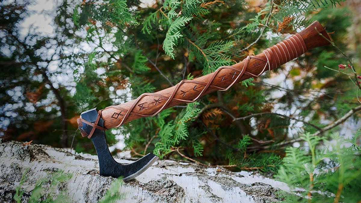 Norse Tradesman One-Handed Viking Battle Axe