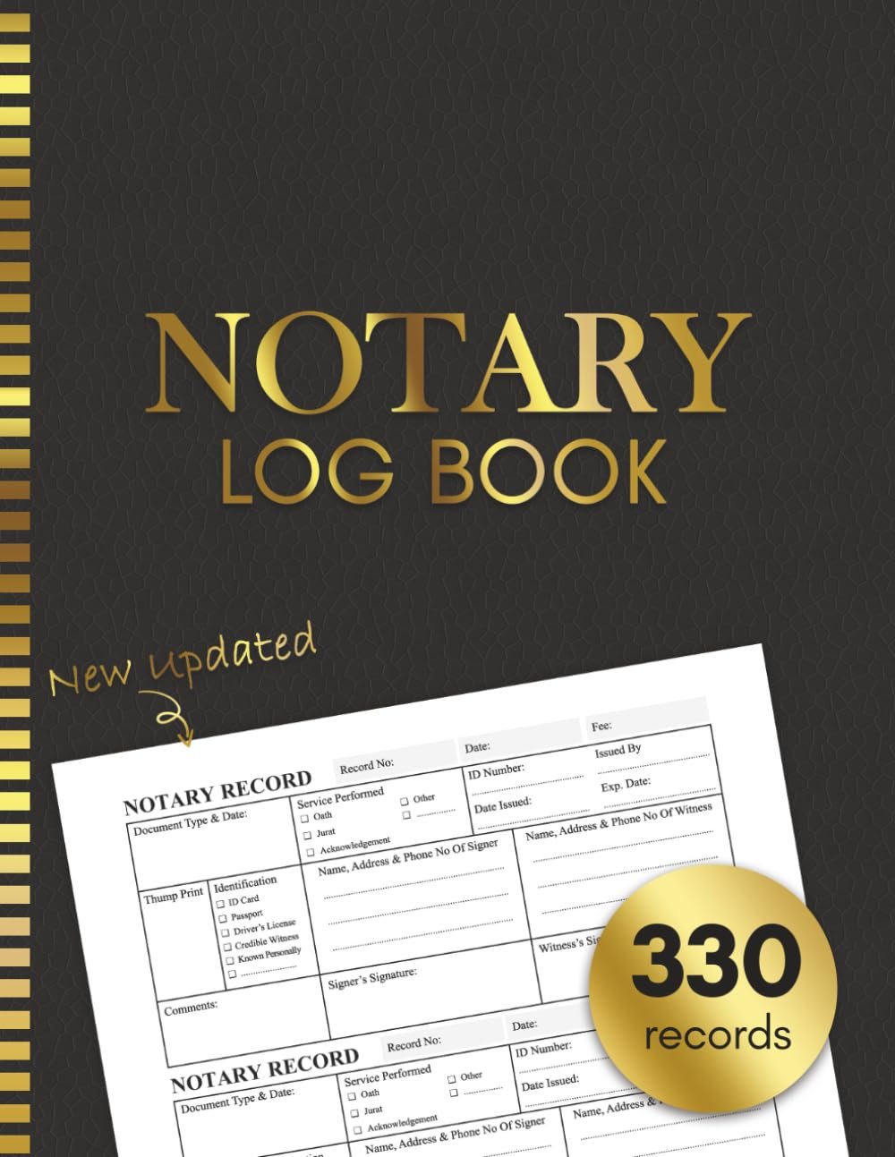 Essential Notary Log Book for Professionals