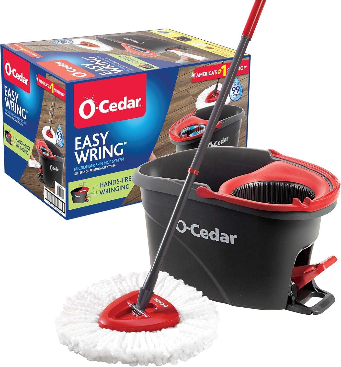 Hands-Free Floor Cleaning with O-Cedar EasyWring Spin Mop