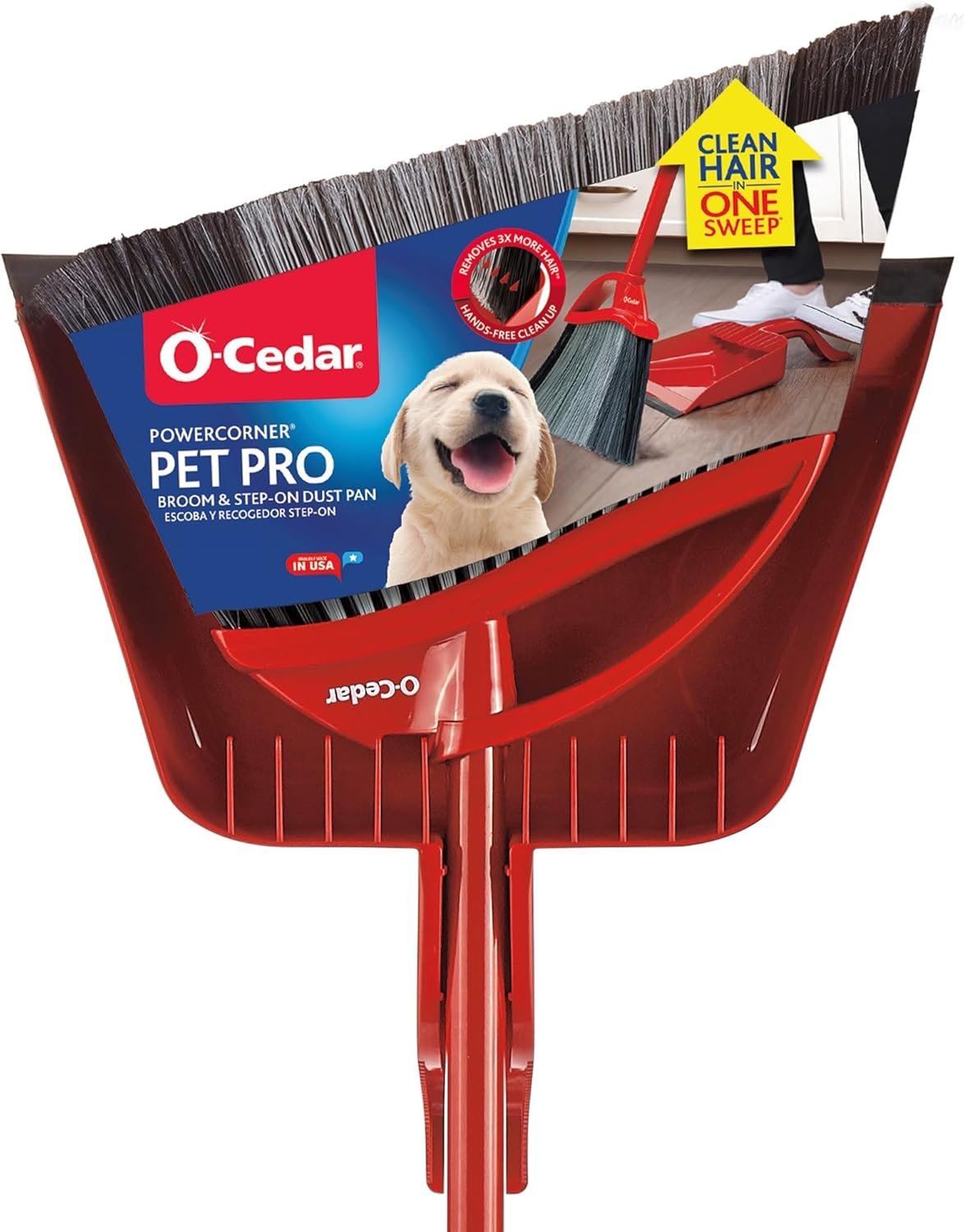 Sweep 99% Pet Hair in One Go – O-Cedar Pro Broom