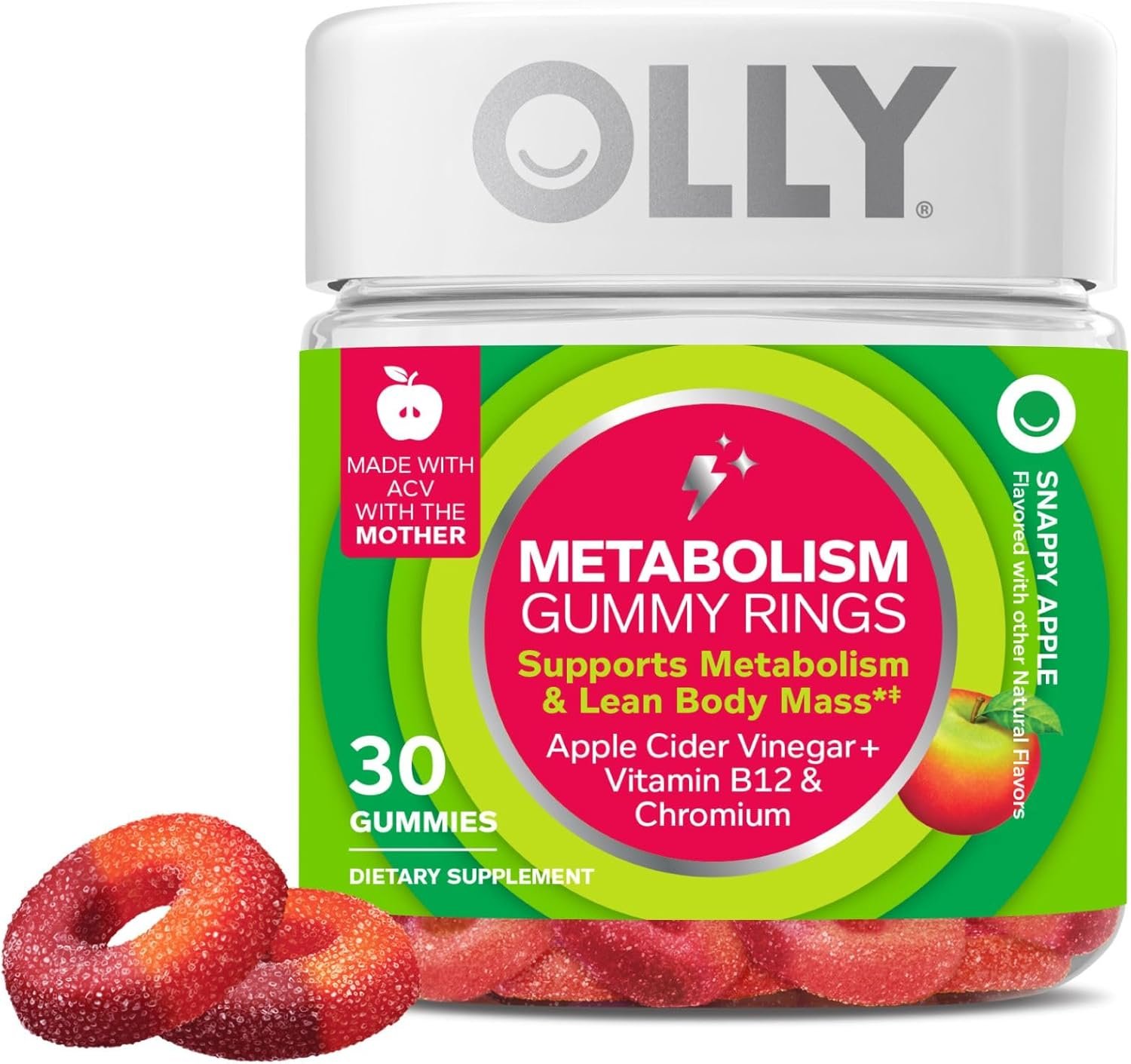 Boost Metabolism with Tasty OLLY Apple Gummies